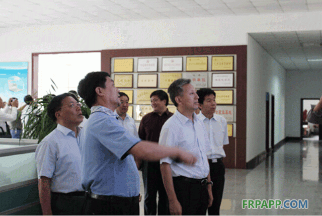 河北任丘市政府領導及業界同行蒞臨兗州創佳玻纖參觀考察-復合材料應用網FRPAPP.COM