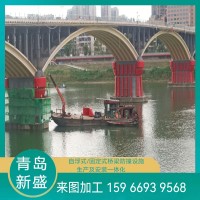 固定掛壁式橋梁防撞設施 河道橋柱防船只撞擊安全防護圍欄